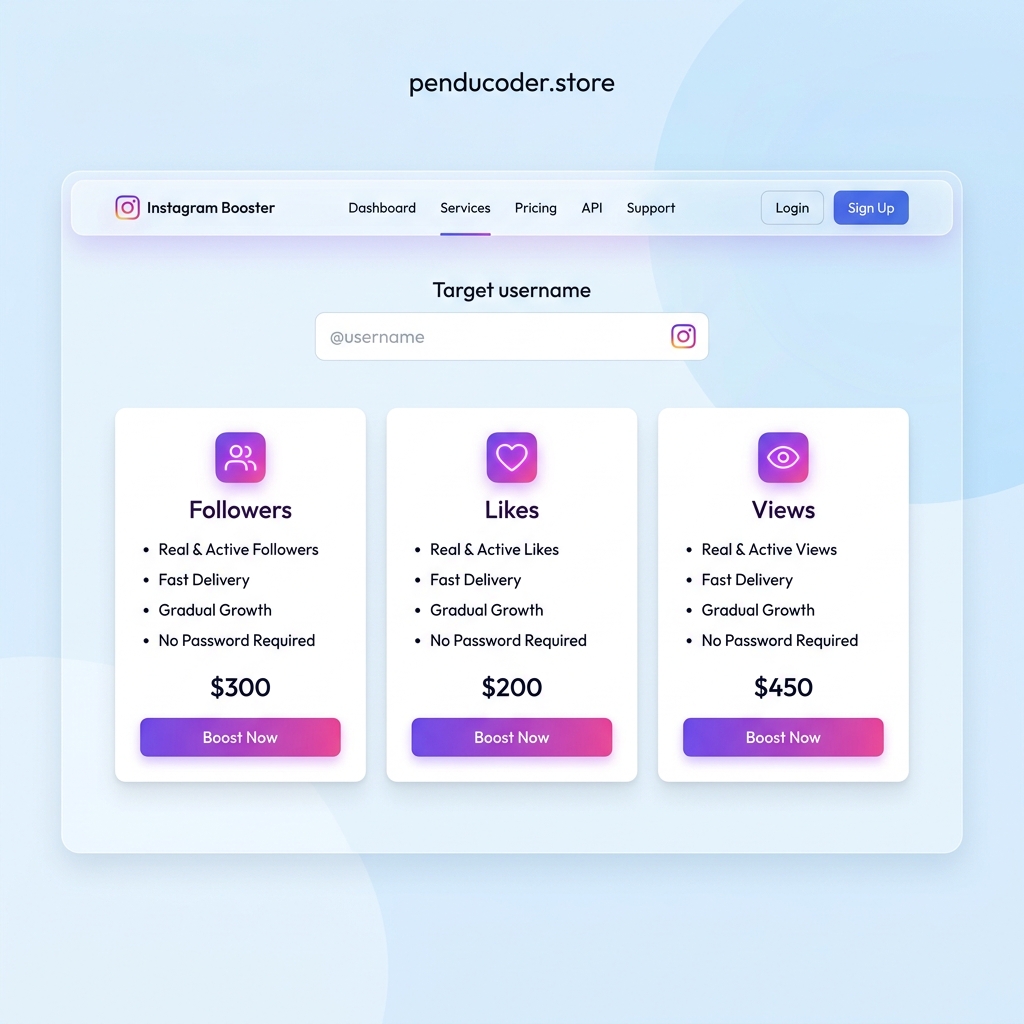Instagram Booster Mockup